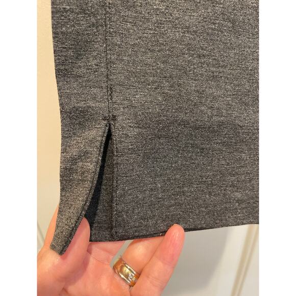 J. Jill Ponte Slim Leg Charcoal Heather Casual Pants Size Medium NWT Stretchy - Picture 7 of 10